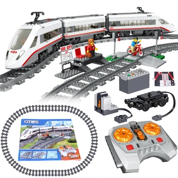 

2020 NEW City High-speed Technic Passenger Train 610pcs Building Block Bricks Toys for kids Christmas Gifts