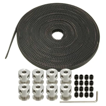 

Aluminum Alloy Bore pulley Black For RepRap Prusa Mendel Printer 3D 26pcs Timing