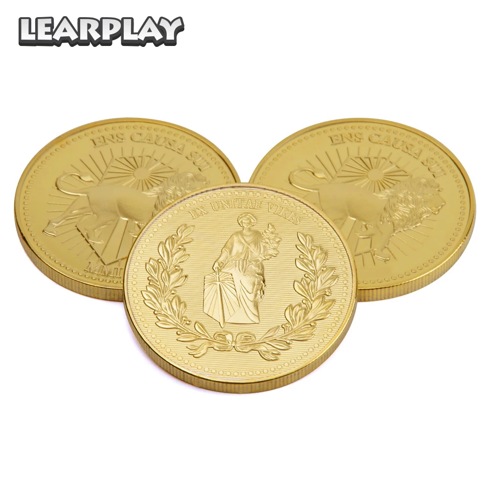 Baratos John mecha Moneda de Metal dorado aleación de Zinc colección Continental Hotel Cosplay utilería marcador de juramentos de sangre accesorios de Navidad regalos