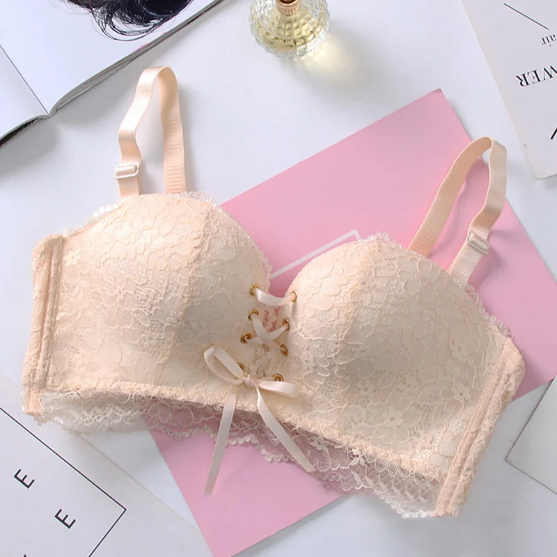 Кружевной бюстгальтер пуш-ап без бюстгальтер на «косточках» бесшовный Мягкий регулируемый бюстгальтер женское нижнее белье K2