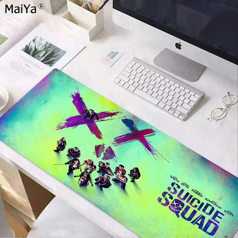 Lock Edge 40X90cm Maiya American TV Suicide squad Customized MousePads Computer Laptop Anime Mouse Mat Free Shipping Large Mouse Pad Keyboards Mat - Цвет: Lock Edge 40X90cm