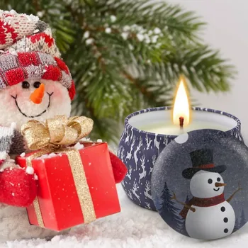 

Fashion Non-toxic Wax Candles Plant Creative Christmas Soy Wax Plant Essential Oil Smokeless Fragrant Scented Candle