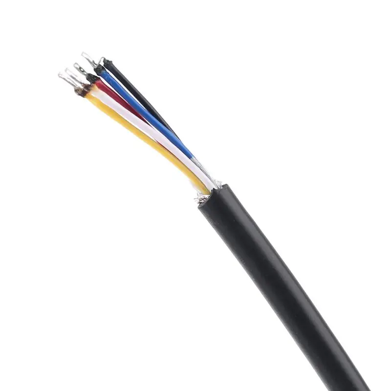 200cm DIY Aviation Headset Dual plug Aircraft Headphones Replacement Cable Durable Mono Audio Cable Line Cord