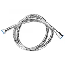 G1/2 дюйма для дома ванной из нержавеющей стали с двойной пряжкой гальванический гибкий душ для купания шланг