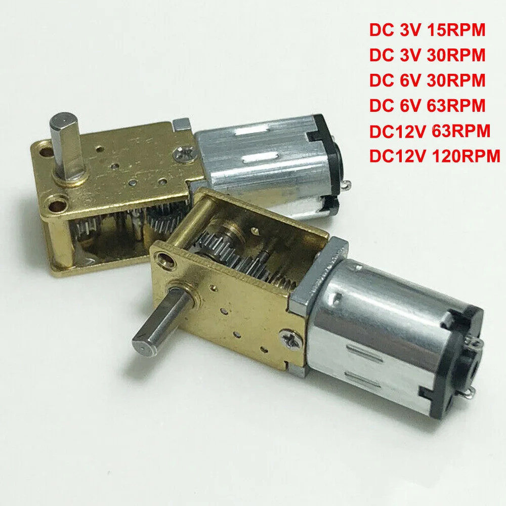 DC3V-12V мини микро N20 мотор-редуктор полностью металлическая коробка передач большой крутящий момент оси 236 диапазон напряжения 3-12 в Новинка