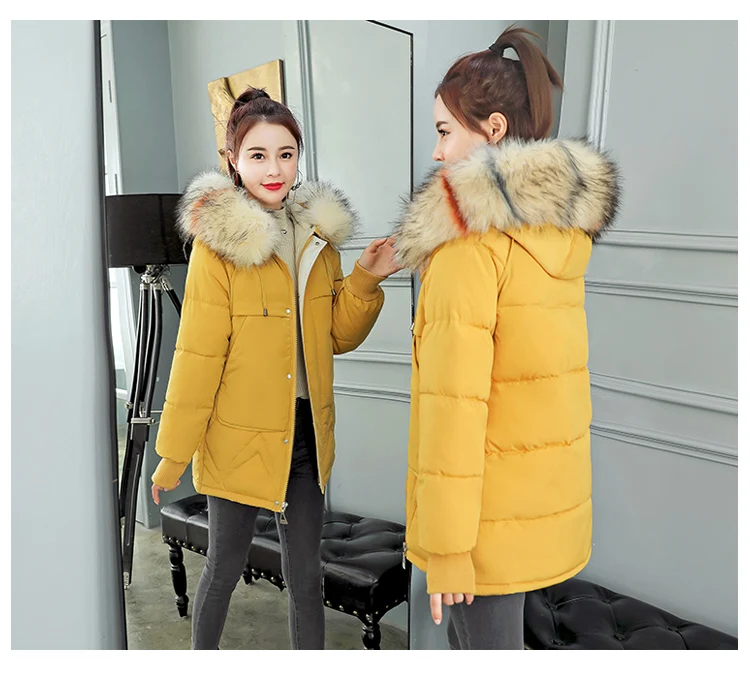 Новинка 8921, стильный пуховик для фотосессии, Студенческая короткая куртка в Корейском стиле, свободное хлопковое пальто с подкладкой, Мода