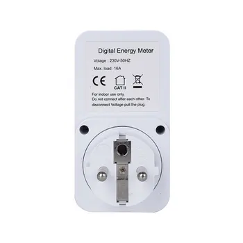 

KWE-PMB03-F/KWE-PMB03-B Small Screen Power Metering Socket Electric Power Monitor Intelligent Billing Socket Billing Device