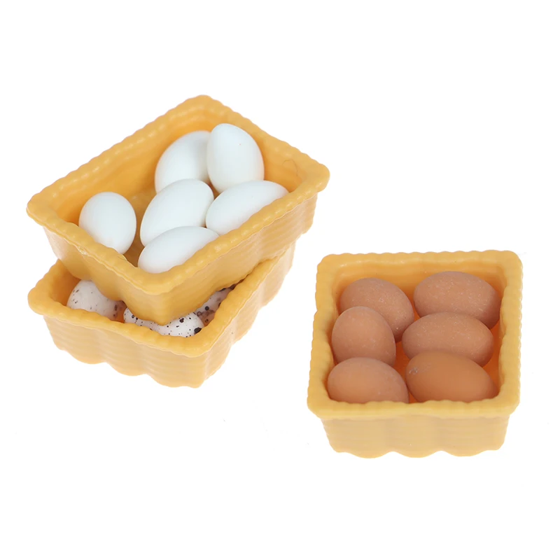Miniatures Dollhouse Kitchen Accessories Miniature Egg Mini