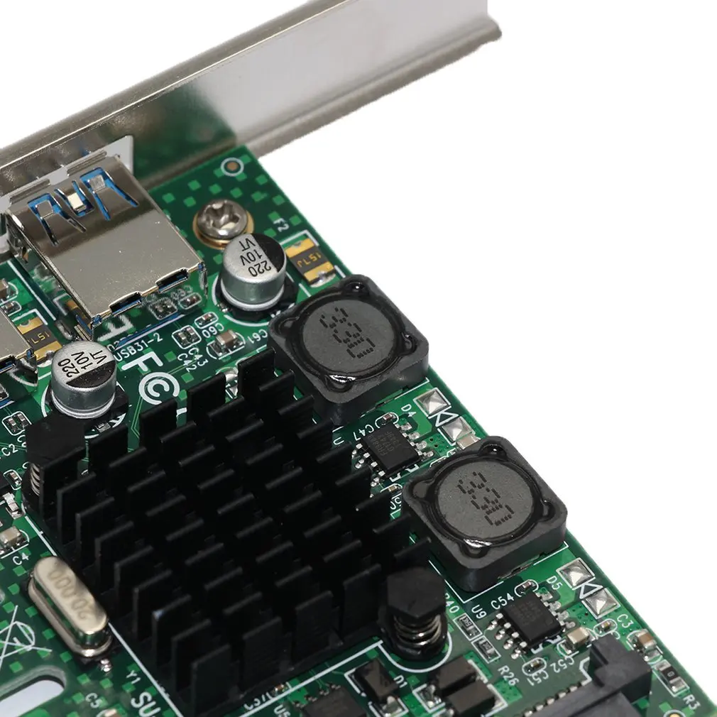 Настольный Pci-E к Usb3.1 Плата расширения Настольный Usb3.1 карта расширения Usb Интерфейс адаптер карта расширения