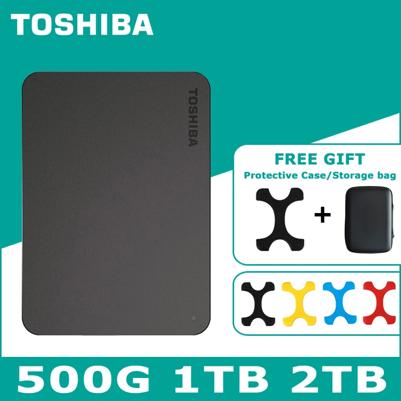 Внешний жесткий диск TOSHIBA 2.5 портативные жесткие диски HDD Externo 1 ТБ 2 USB 3 0 |