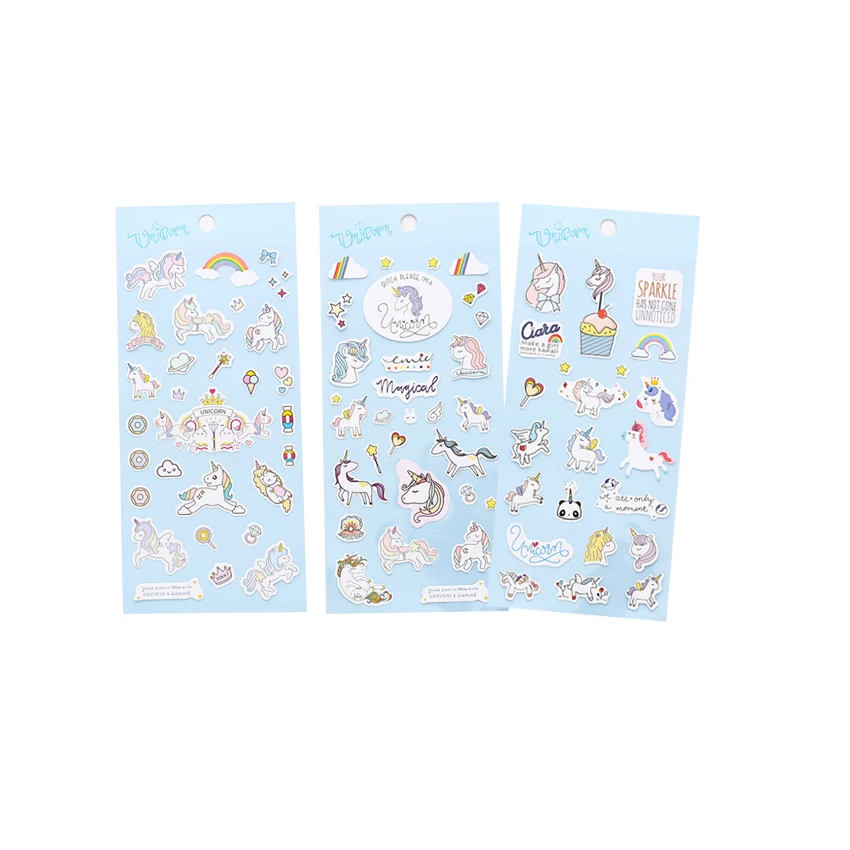 50packs/lot Kawaii Korean Creative Horse DIY Scrapbooking Diary Album Stickers For Decorative Children Room