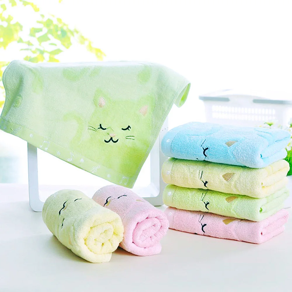 

UniversalSoft Cotton Baby Infant Newborn Bath Towel Washcloth Feeding Wipe Cloth