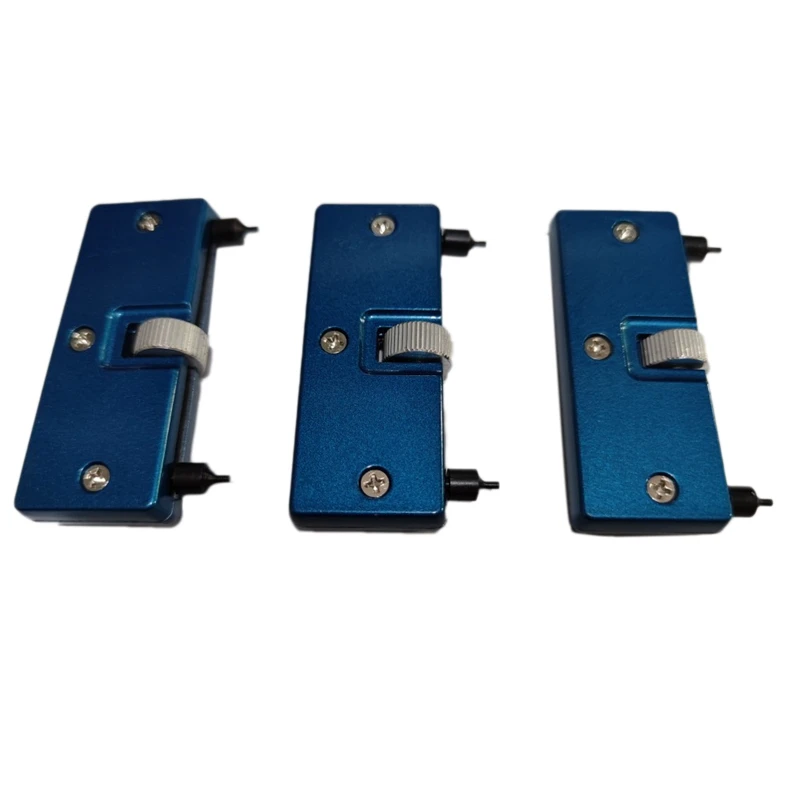 

3Pcs Watch Adjustable Back Case Opener Closer Remover Repair Watchmaker Holder Tool Blue