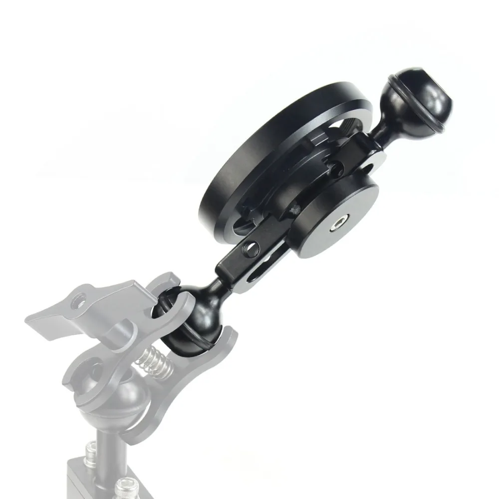 Aluminum 67mm Lens Mount Holder for Macro/Wide Angle Lens with 20cm/13cm Extension Diving Floating Light Arm Underwater SLR Part