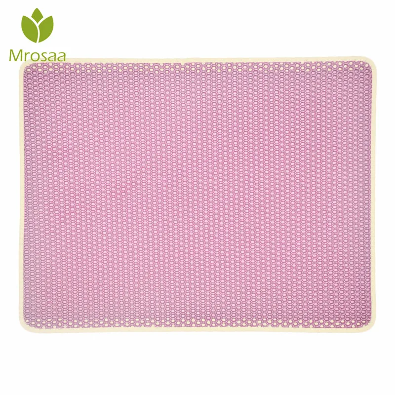 

EVA Double Layer Cat Litter Trapping Waterproof Pet Cat Litter Mat Pet Litter Cat Mat Clean Pad Products For Cats Accessories