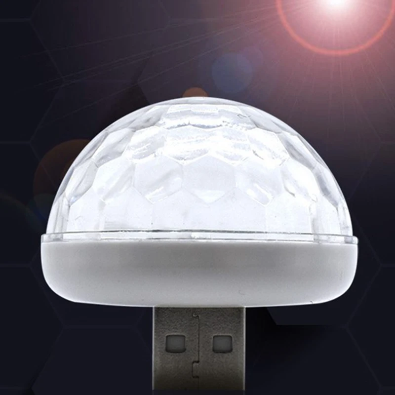 Новинка 2021 разноцветный светодиодный USB светильник для салона автомобиля Набор