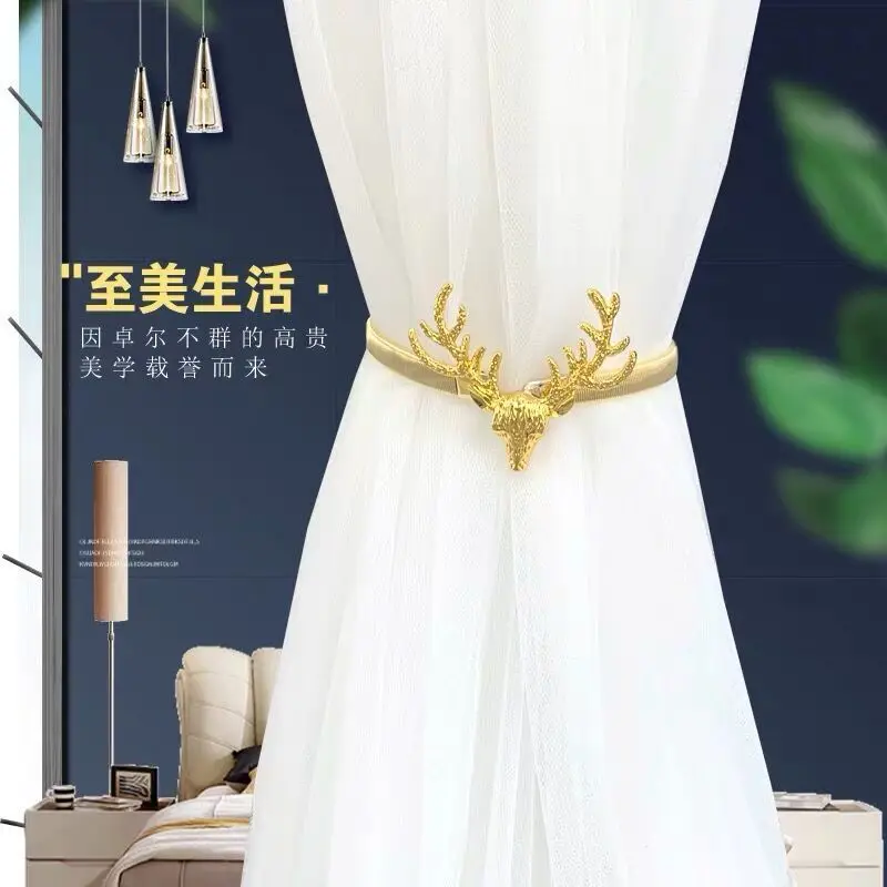 Curtain Tieback 1Pc Holder Hook Buckle Clip Polyester Decorative Home Accessorie curtain clips curtain accessories curtain tiebacks curtain hooks curtain fasteners curtain holder curtain buckle