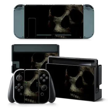 

Skull series Full Set Faceplate Skin Decal Stickers Protector Wrap Skin Decal for Nintendo Switch