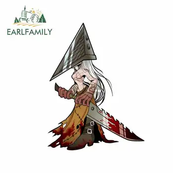 

EARLFAMILY 13cm x 10cm for With The Sword Samurai Motorcycle Car Bumper Window Stickers DIY Custom Printing Truck Camper Decal