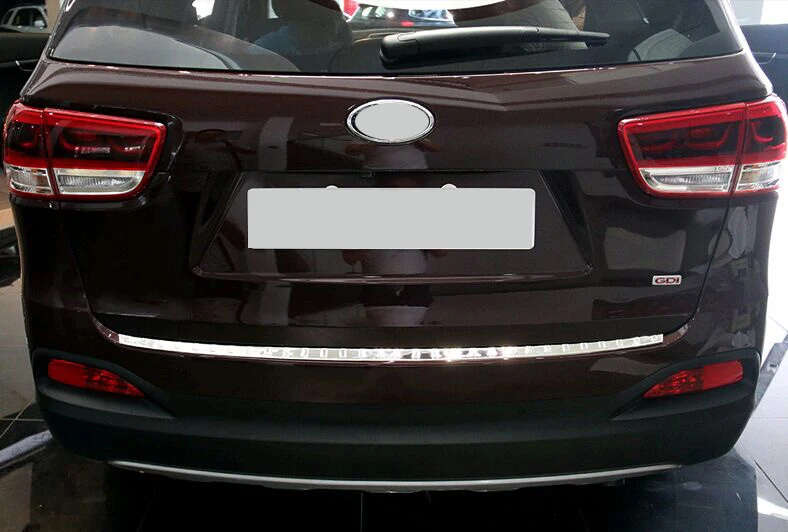 Для KIA SORENTO L из нержавеющей стали защита заднего бампера снаружи порога декоративная пластина педали