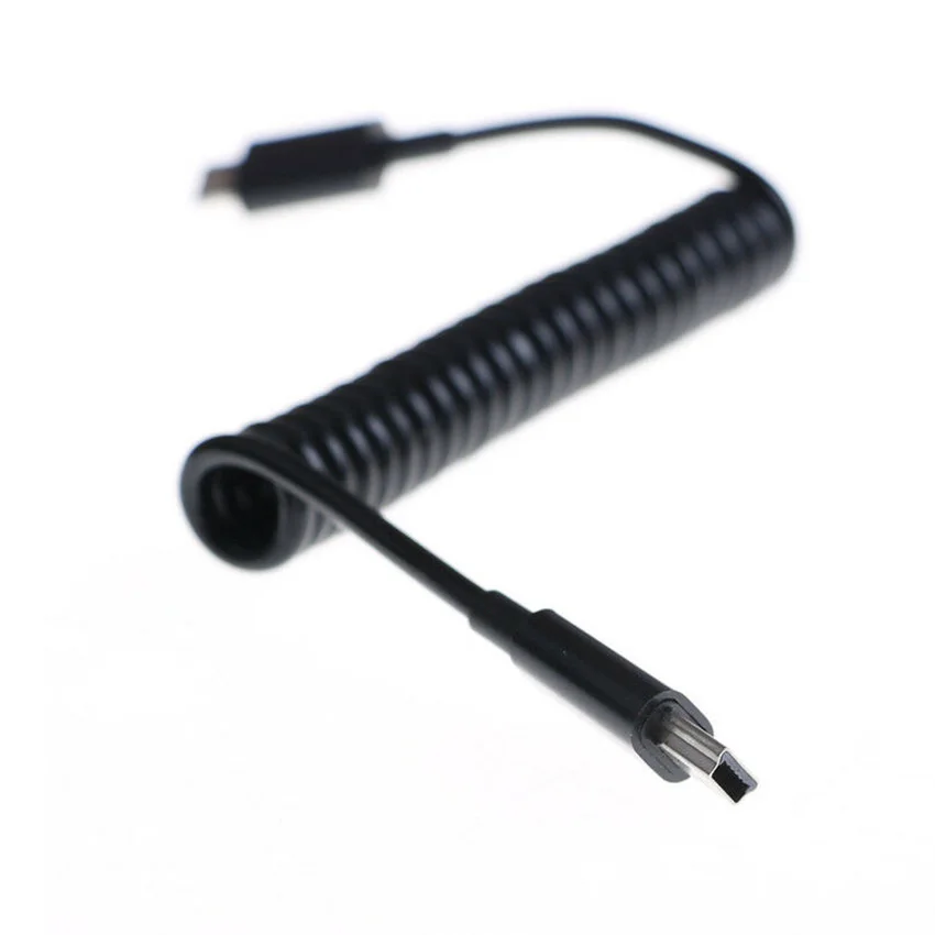 Высококачественный Спиральный Кабель адаптер Micro USB B 5Pin M к Mini 1 м 3 фута|Кабели для