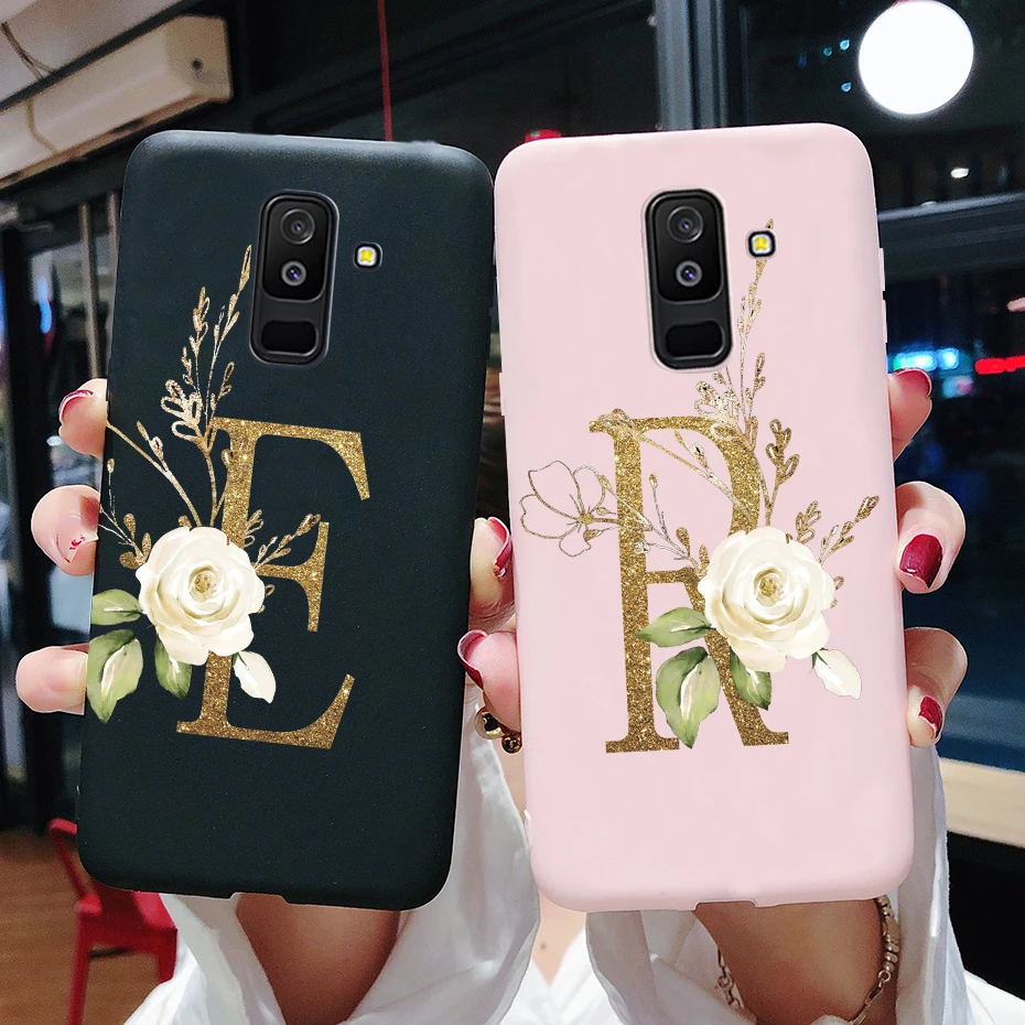 Voor Samsung Galaxy A6 Plus 2018 A605F Een 6 A600F Case Cover Leuke Letters Soft Silicone Phone Case Voor samsung A6 2018 - AliExpress