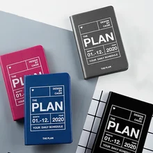 Планировщик A7 Дневник Блокнот-органайзер и журнал Еженедельный ежемесячный школьный бизнес ежедневный план путешествия записная книжка