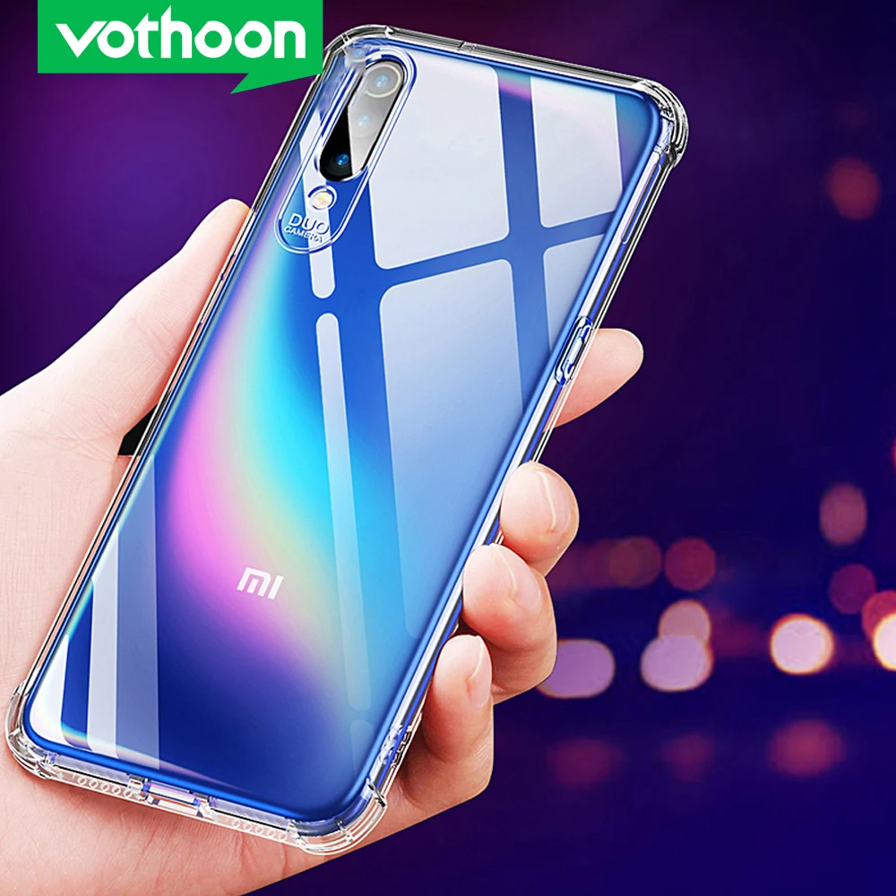 Прозрачный противоударный чехол Vothoon для Xiaomi Mi 8 se 8Lite 9se F1 прозрачный силиконовый