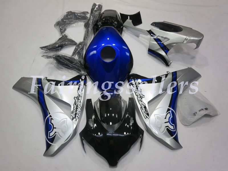 

Injection New ABS Full fairings kit Fit For HONDA CBR1000RR 2008 2009 2010 2011 CBR1000RR 08-11CBR1000 Fairing Silver white blue