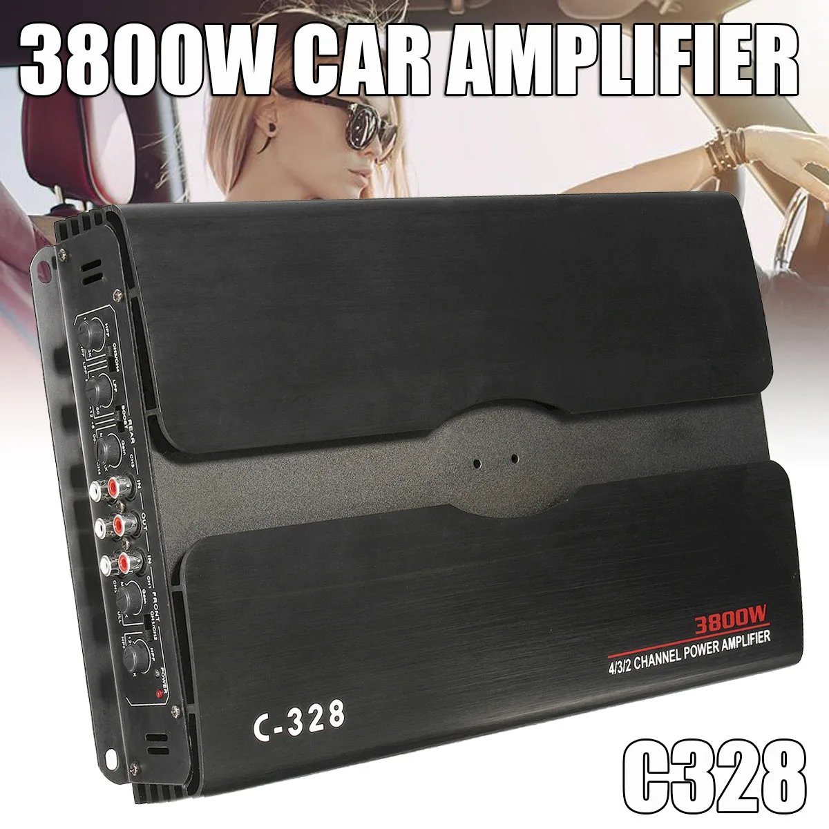 

Car Amplifier Subwoofer car audio 3800W RMS 4Channel 12V Powerful 4ohm Truck Car Amplifier Audio Power Stereo Speaker amplifiers