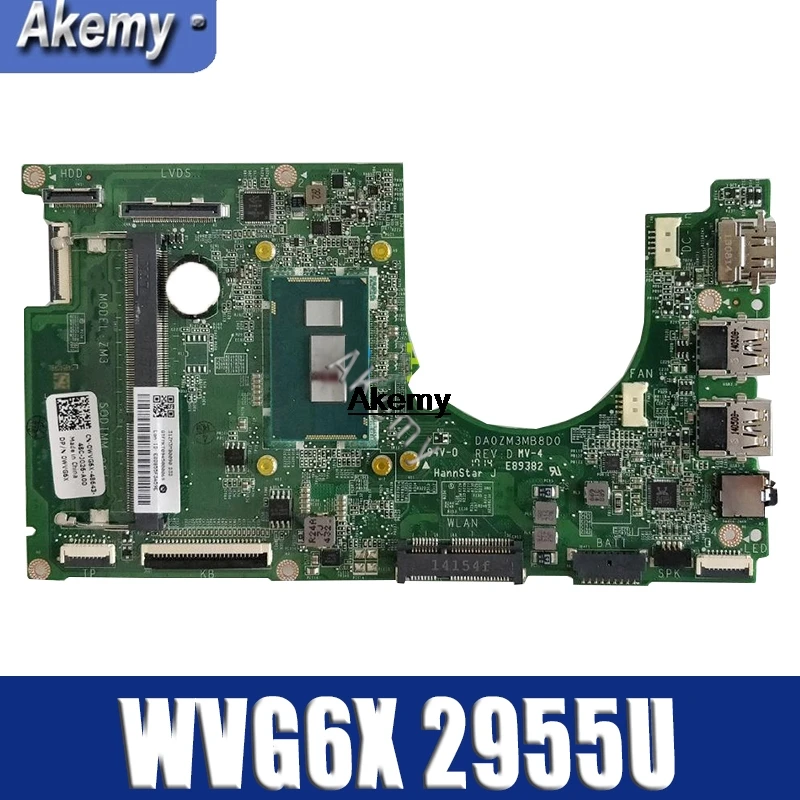 WVG6X 0WVG6X CN-0WVG6X Вт Процессор Cel2955U DA0ZM3MB8D0 материнская плата для ноутбука для Dell Inspiron 11 3137 ноутбук