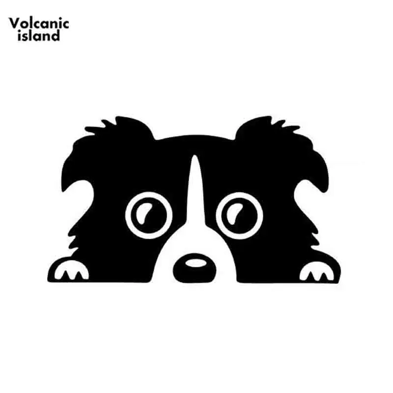 

Border Collie DOG Personality Reflective Glass Rear Pet Car Sticker 14*8CM