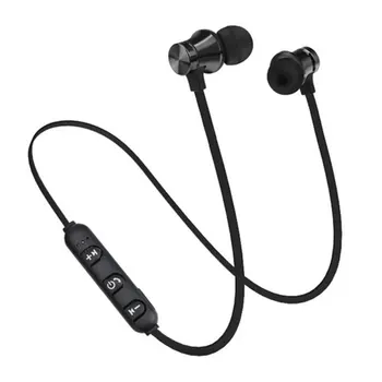 

Bluetooth V4.2 Magnetic Wireless Headphone Sport Earphone In Ear Headset Music Voice Control Noise Reduction With Microphone Mic