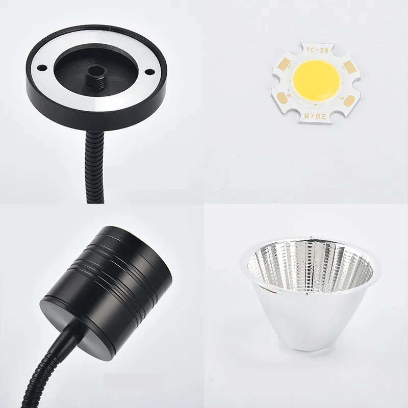Светодиодный точечный светильник 7 Вт COB 12 В переменного тока 230 В|lighting match sound