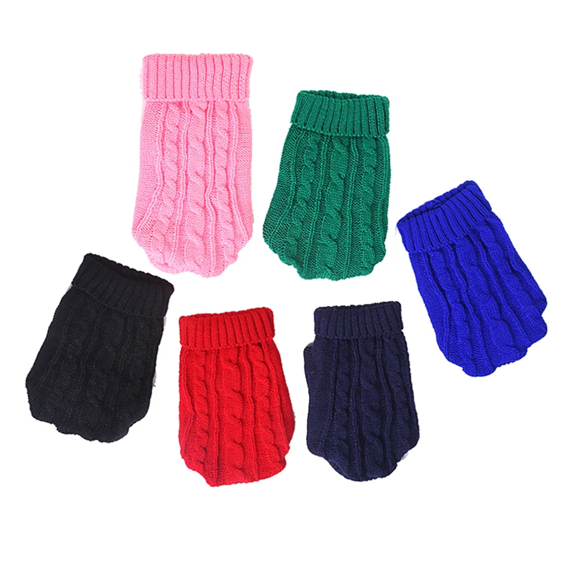 

6 Colors Dog Cat Sweater Winter Warm Pet Clothes for Dogs Cats Chihuahua Dachshund Kedi Pullovers Puppy Clothing jersey perro
