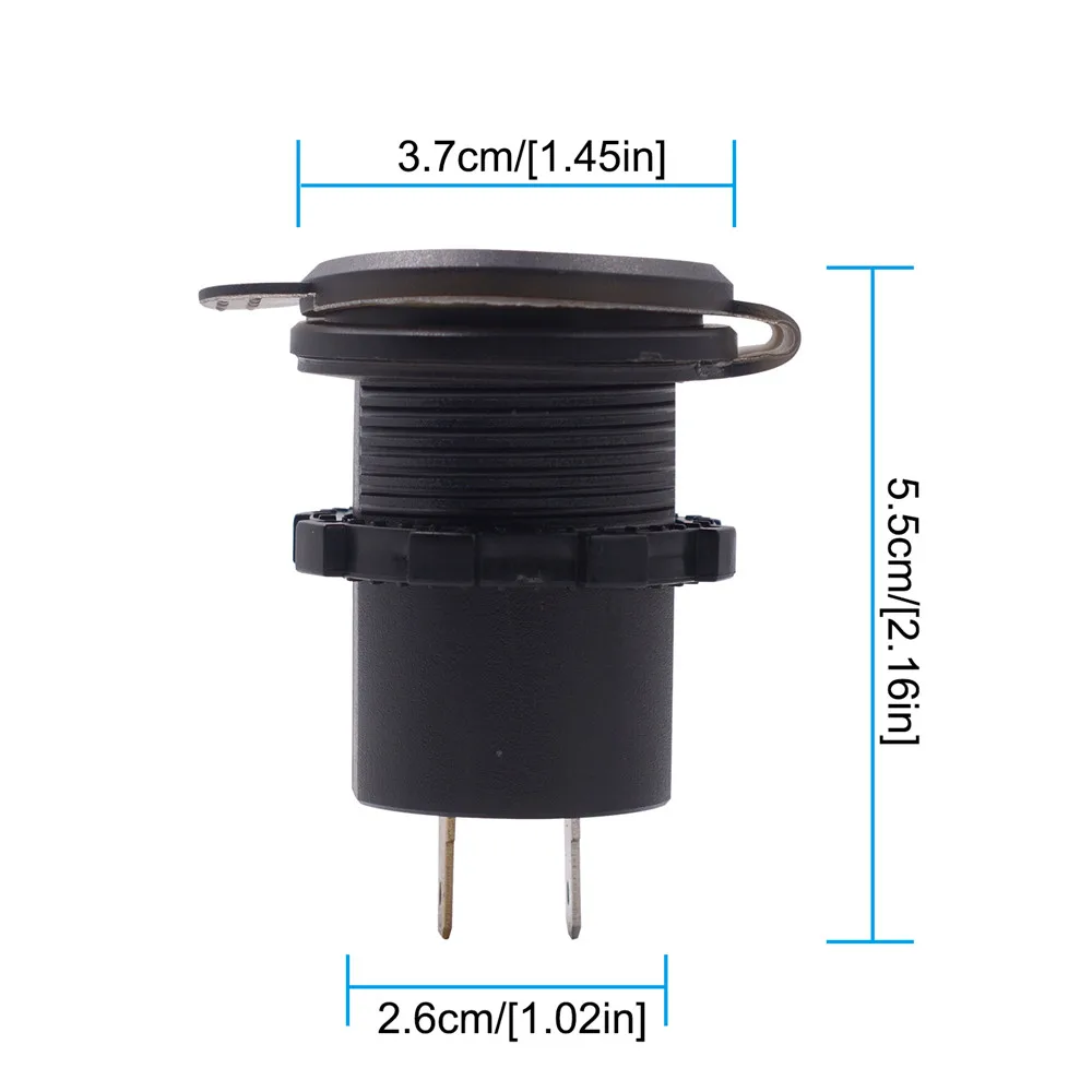 12-24V зарядка для мотоцикла водонепроницаемый 3,0 USB зарядное устройство 5V 2.4A светодиодный дисплей Вольтметр для мобильного телефона зарядное устройство