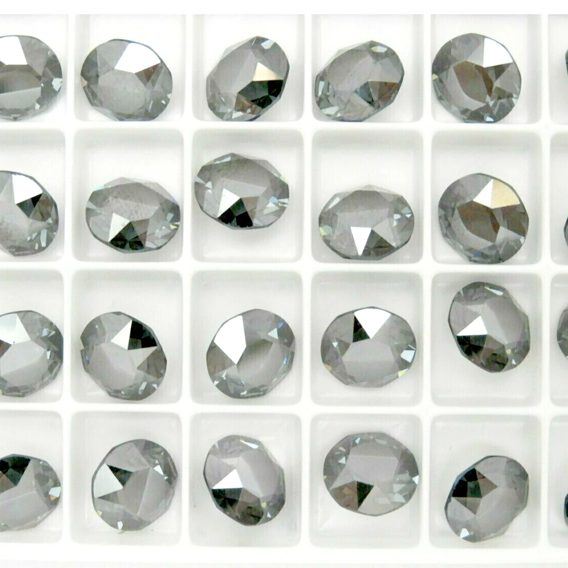 CTPA3bI New K9 Glass Diamond Round Stone 4/5/6/7/8/10mm Cone Pointed Crystal Pointback Nail Art Rhinestones DIY Jewelry Making 