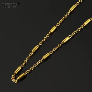 

Hot Sale 10m/Spool Reel Bobbin Chains Stainless Steel Oval Chain Women Necklace Diy Jewelry Gold Color 4x2x2mm2x1.5x0.3mm