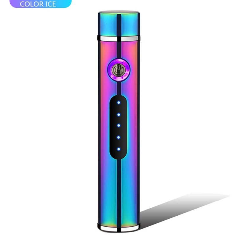 ECI2139RB USB Зажигалка двойная дуга для сигарет курить электронный перезаряжаемый подарок для друзей - Цвет: ECI2139RB