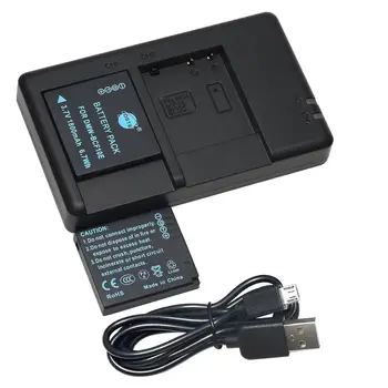 

DSTE Dual Slot Charger with 2PCS DMW-BCF10E for Panasonic Lumix DMC-F2 FT3 FT4 FX68 FX700 TS2 F3 FH1 FH20 FH22 FH3 as DMW-BCF10