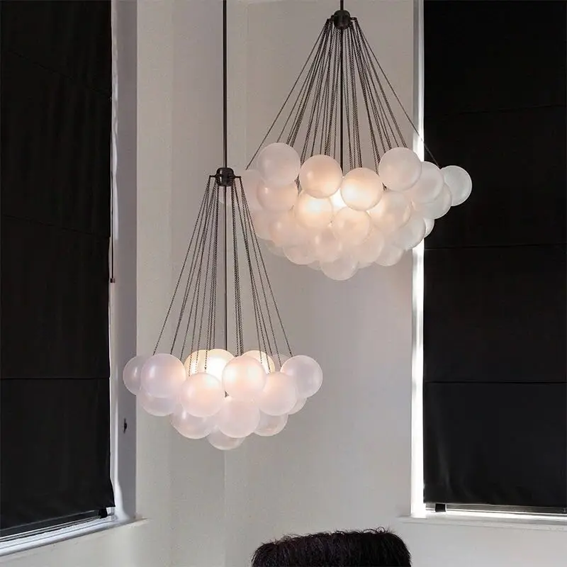 Art Decor Glass Ball Chandelier Lighting Modern Designer Hanging Light Fixture Dinning Room/Living Room E27 holder LED Lamp | Освещение