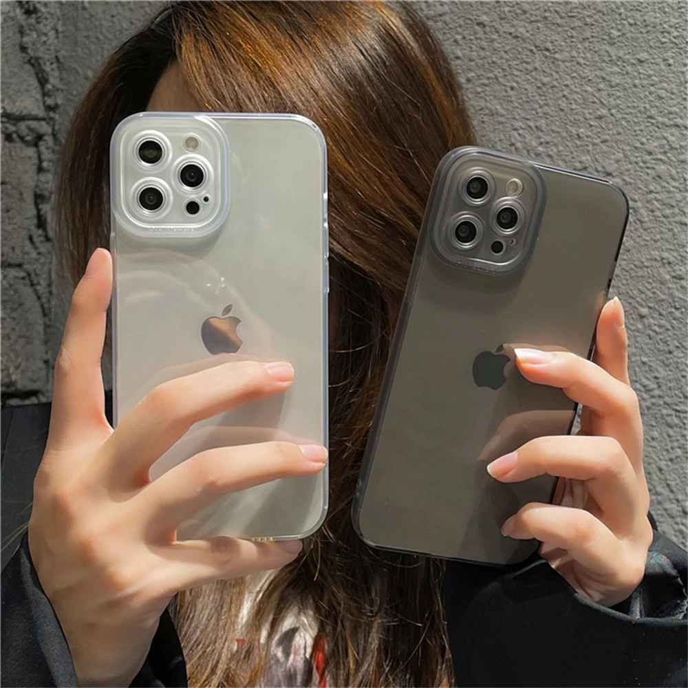 Роскошный прозрачный противоударный силиконовый чехол для телефона iPhone 13 12 11 Pro