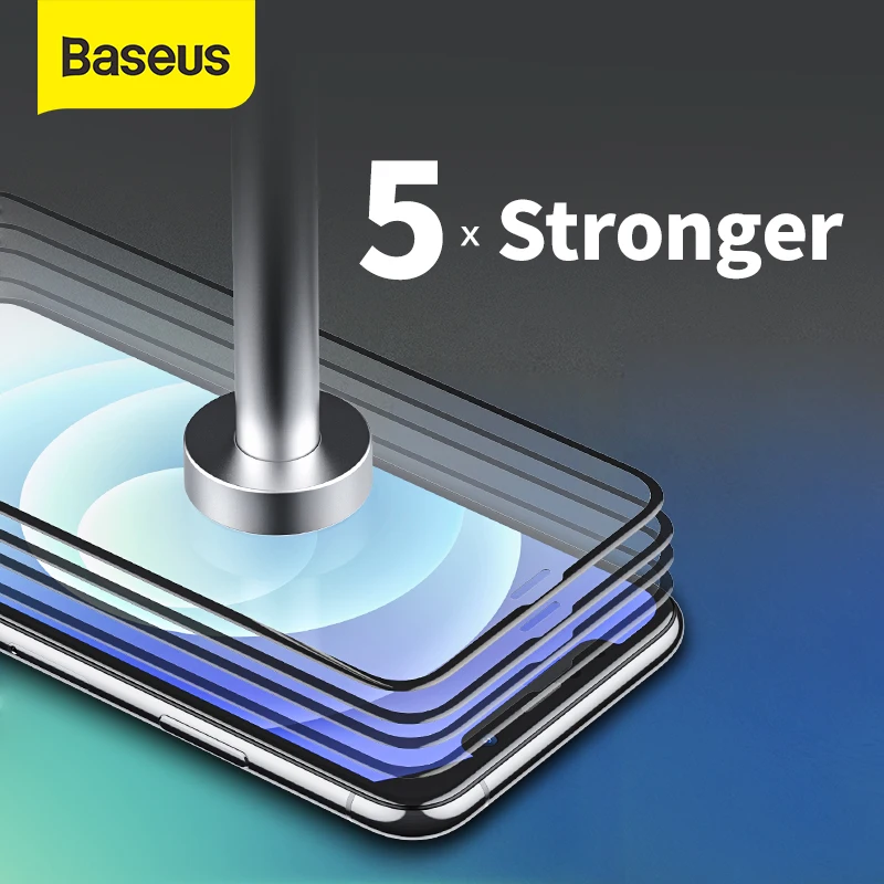 Baseus Tempered Glass For iPhone 13 12 11 Pro Max Screen Protector For iPhone X Tempered Glass Full Cover Screen Protector Glass 3