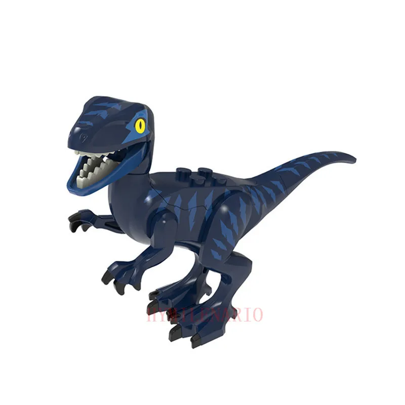 

2019 Jurassic World Park Raptor Dinosaurs Velociraptor Triceratops Pterosauria Figures Building Blocks Bricks Kits Toys