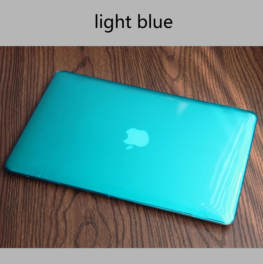 Прозрачный чехол с кристаллами для Apple Macbook Air Pro retina 11 12 13 15, чехол для ноутбука с сенсорной панелью+ прозрачная пленка для клавиатуры