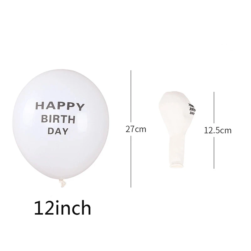 Happy Birthday Decoration 1-9th Happy Birthday Banner Balloons Flag Bunting First Decor Boy Girl Baby Shower Supplies birthday streamers birthday banner party decorations