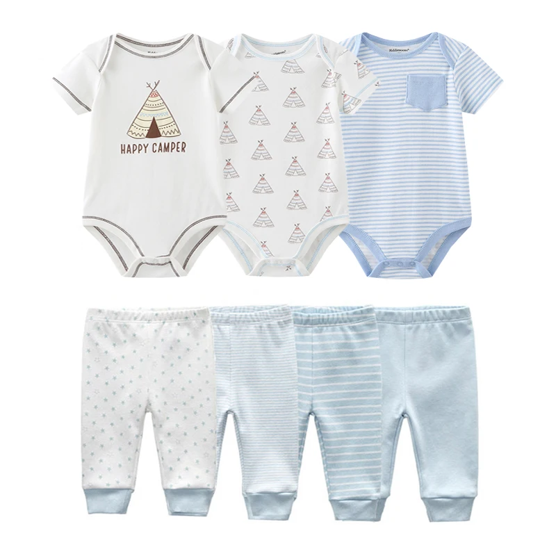 Good Value Pants Bodysuits Roupa-De-Bebe Baby Newborn Baby-Boy-Girls Unisex Summer Outfits Toddler KjwneQBLWog