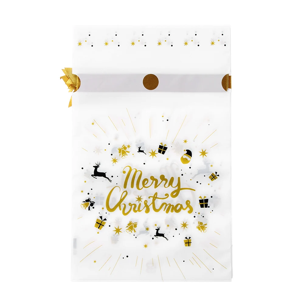 8 5 шт Рождественский Подарочный мешок мешочек для печенья, конфет Снежинка/Санта Клаус хрустящий мешок ручной работы мыло шнурок мешок Рождественский Декор - Цвет: 8