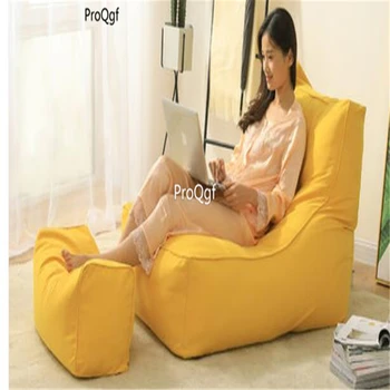 

Prodgf 1Pcs A Set elegant yellow lazy sofa