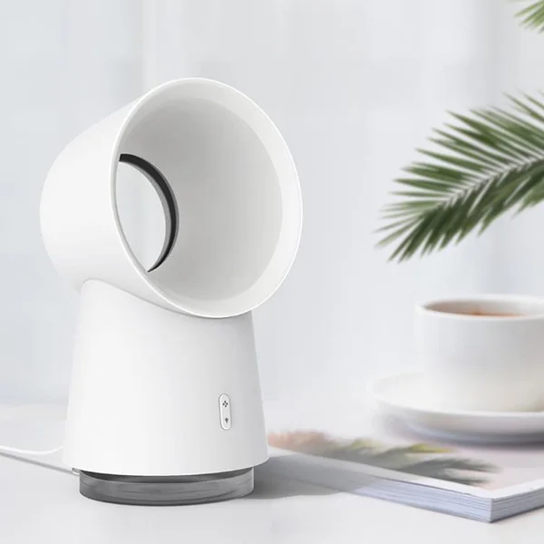 3 в 1 Мини Bladeless USB Настольный вентилятор увлажнитель светодиодный свет от Xiaomi youpin